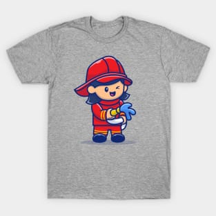 Cute Firefighter T-Shirt